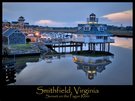 Smithfield virginia - Nestled along the Pagan River, Smithfield, Virginia is a quaint river-port town rich in Hams, History and Hospitality. Stepping on to Main Street in their Historic District is like stepping into a time long ago and sorely missed. A time when people acknowledged each other by name, when the ice cream parlor or country store was the center of every child's universe, and a time when people felt ... 